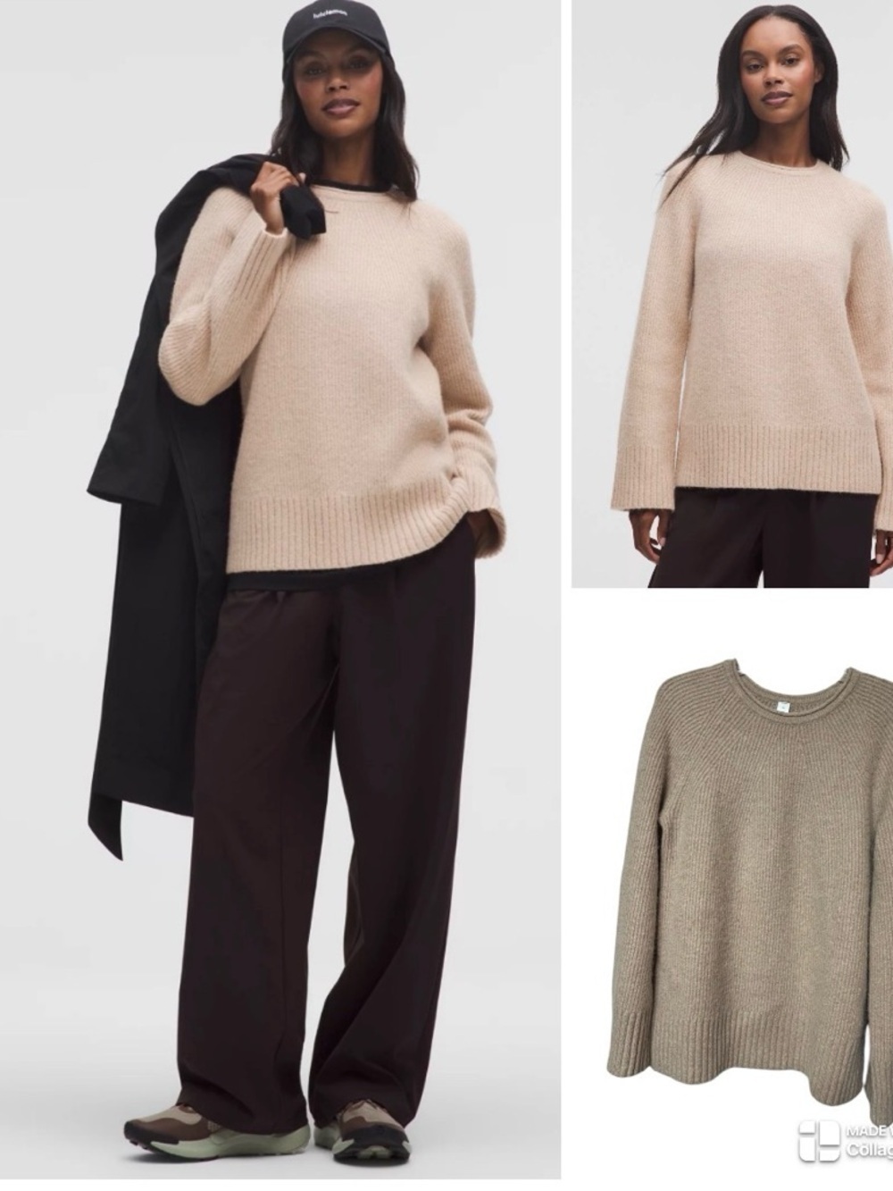 Lululemon NWOT Alpaca and wool blend sweater